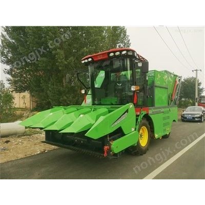 嘉駿4YZQ-4型自走式不對(duì)行穗莖兼收玉米收獲機(jī)