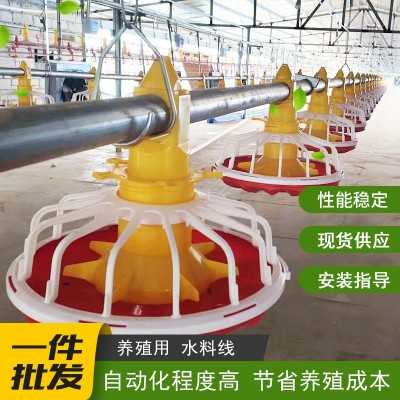廠家定制畜牧養(yǎng)殖喂料線水料線雞鴨鵝飼料線養(yǎng)殖自動(dòng)化升降喂料線