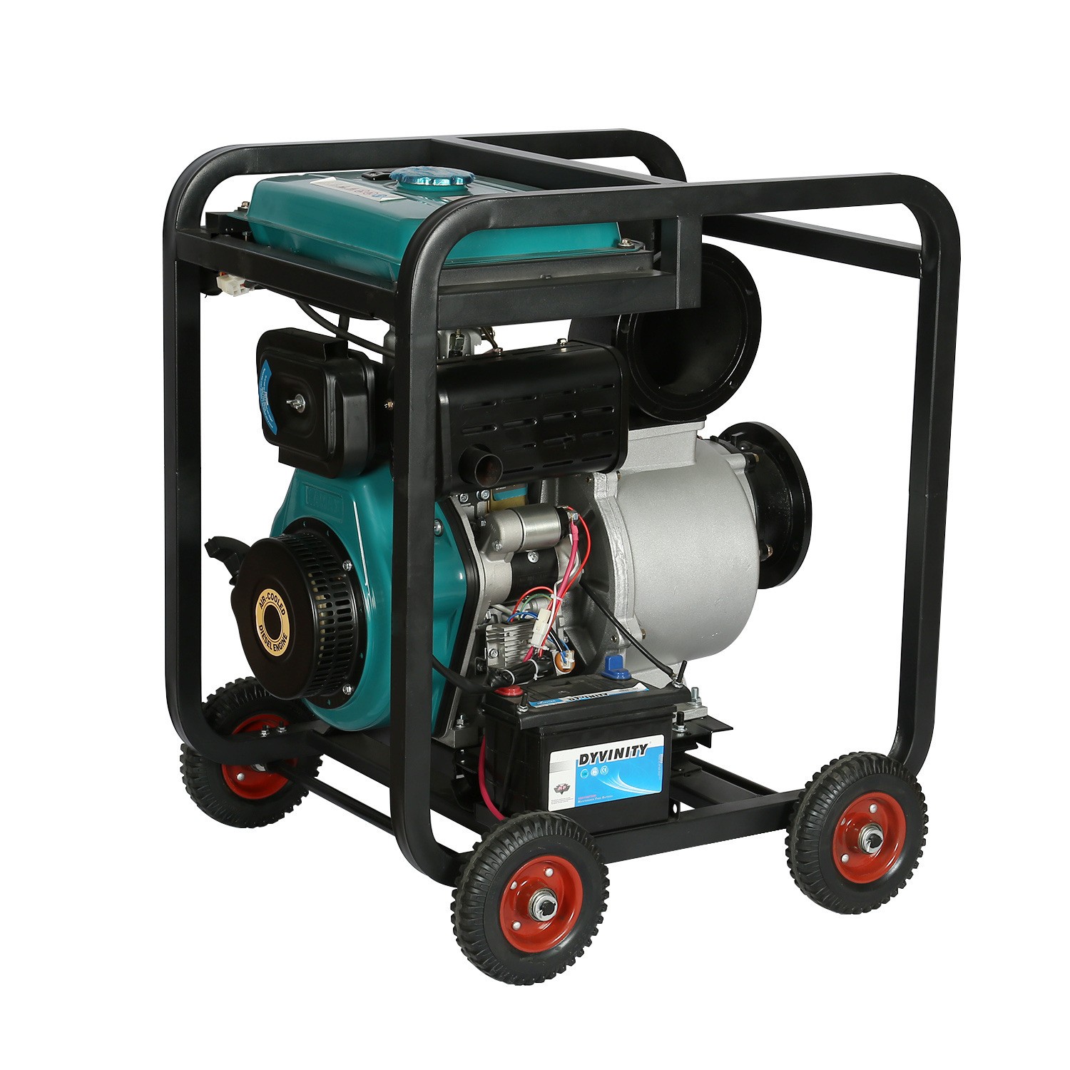 防汛排澇移動(dòng)手推式6寸柴油機(jī)抽水泵應(yīng)急排澇用柴油機(jī)自吸污水泵