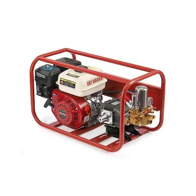 廠家直銷汽油噴霧器三缸柱塞泵打藥機(jī)高壓園林果樹農(nóng)用水泵加黃油