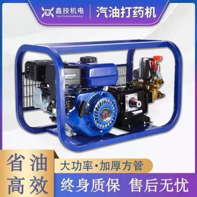 新式汽油噴霧器三缸打藥機(jī)26型60型高壓電動(dòng)農(nóng)用汽油大功率打藥機(jī)