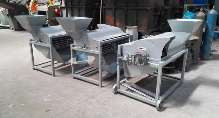 食用菌廢菌袋分離機(jī)蘑菇菌袋破袋機(jī)小型粉碎機(jī)