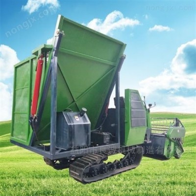 全自動(dòng)履帶式青儲(chǔ)機(jī)粉碎收割機(jī)農(nóng)用青貯機(jī)