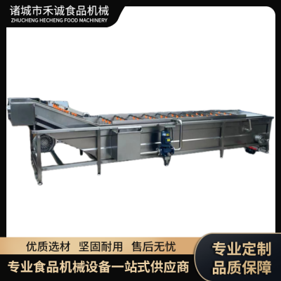 商用水果氣泡清洗機(jī) 玉米加工氣泡清洗流水線 葉類凈菜全套加工設(shè)備