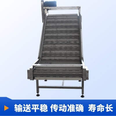 小型鏈板輸送機(jī)耐高溫食品烘干流水線機(jī)床排屑扣板重載廢料輸送機(jī) 1臺(tái)