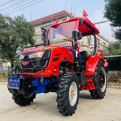 力王504四驅(qū)拖拉機(jī)東方紅4100發(fā)動(dòng)機(jī)四輪爬山農(nóng)用車(chē)高配大輪胎 1臺(tái)