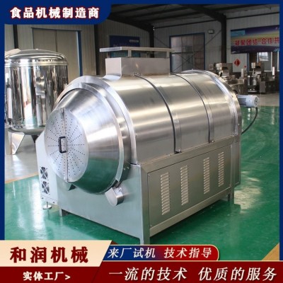 大型滾筒炒貨機(jī) 智能控溫 炒板栗花生瓜子五谷雜糧 不糊鍋