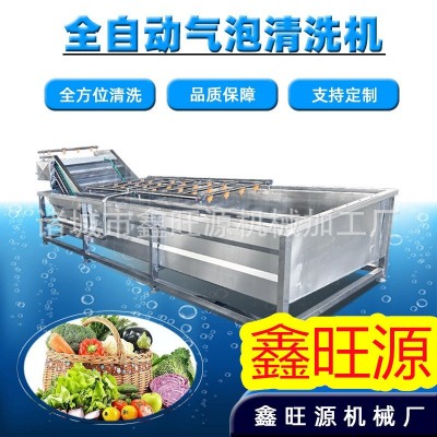 鑫旺源 全自動(dòng)高壓噴淋氣泡清洗機(jī)蘑菇菌類(lèi)凈洗機(jī)哪家質(zhì)量好果蔬